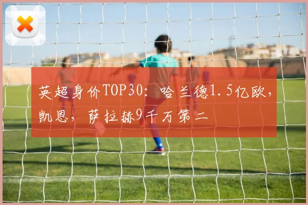 英超身价TOP30：哈兰德1.5亿欧，凯恩，萨拉赫9千万第二