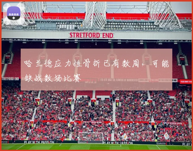 哈兰德应力性骨折已有数周，可能缺战数场比赛